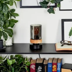 Lampe de table Azinhalinho Écru, Noir, 1 lumière