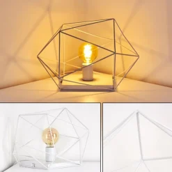 Lampe de table Babol Blanc, 1 lumière
