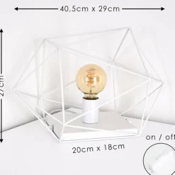 Lampe de table Babol Blanc, 1 lumière