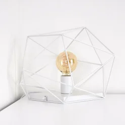 Lampe de table Babol Blanc, 1 lumière