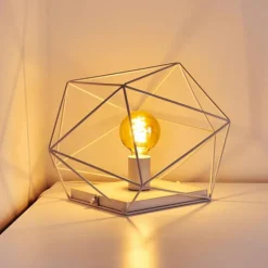 Lampe de table Babol Blanc, 1 lumière