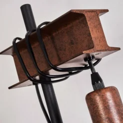 Lampe de table Barbengo Rouille, Noir, 1 lumière