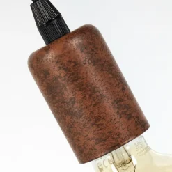 Lampe de table Barbengo Rouille, Noir, 1 lumière