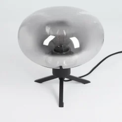 Lampe de table Barnegat Noir, 1 lumière