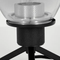 Lampe de table Barnegat Noir, 1 lumière