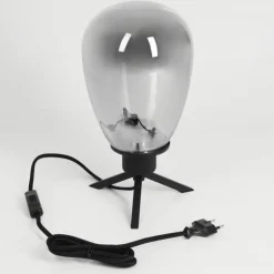 Lampe de table Barnegat Noir, 1 lumière