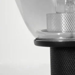 Lampe de table Barnegat Noir, 1 lumière