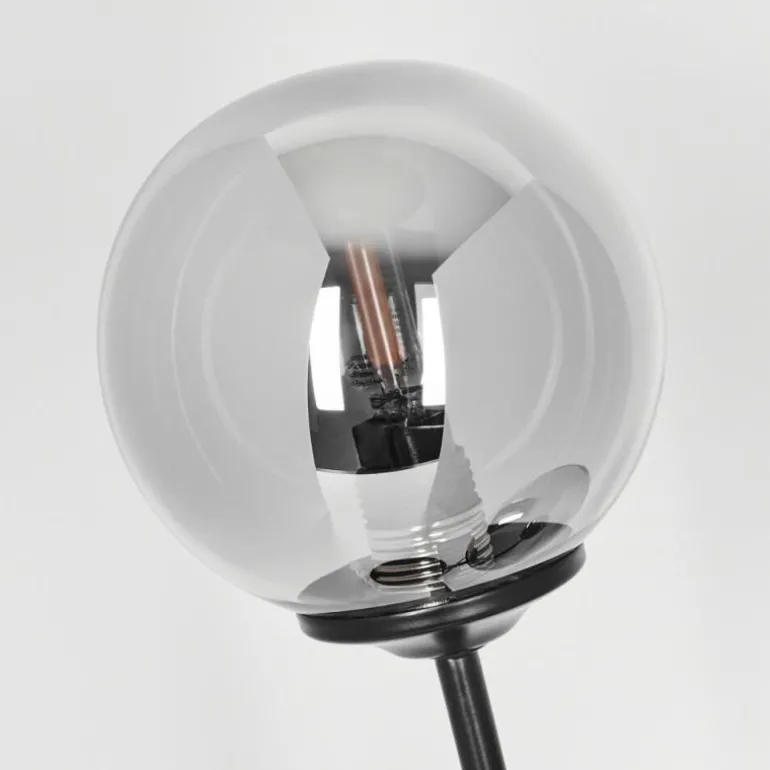 Lampe de table Belleoram LED Noir, 2 lumières