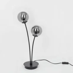 Lampe de table Belleoram LED Noir, 2 lumières