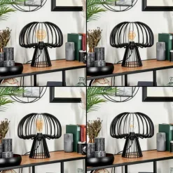 Lampe de table Berne Noir, 1 lumière