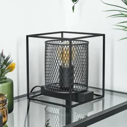 Lampe de table Bettaix Noir, 1 lumière