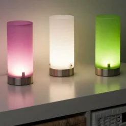 Lampe de table Brilliant Leuchten Daisy LED Blanc, 1 lumière