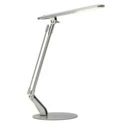Lampe de table Brilliant Leuchten Brendan LED Titane, 1 lumière