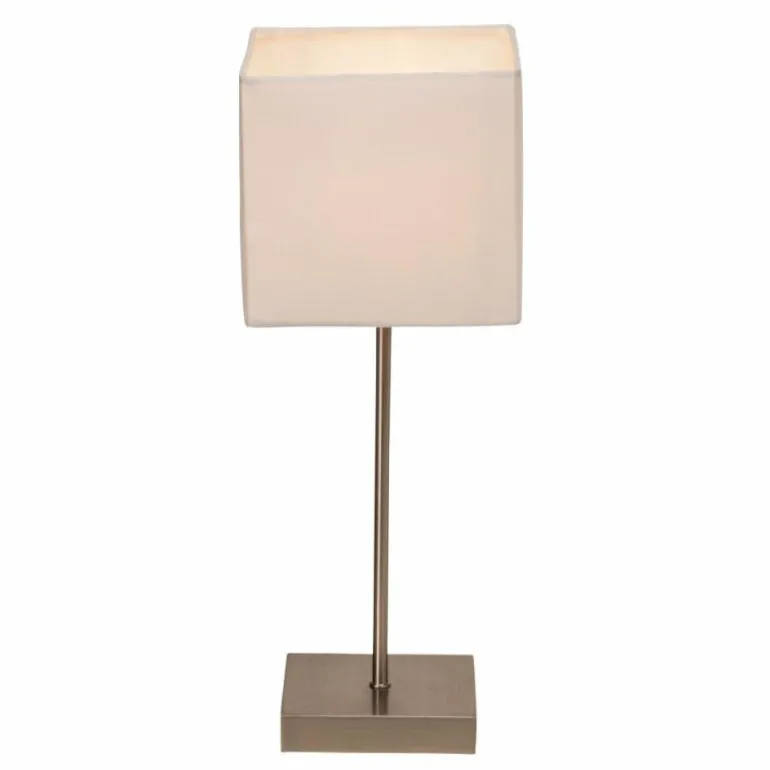 Lampe de table Brilliant Aglae Blanc, 1 lumière