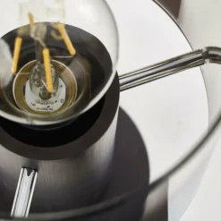 Lampe de table Brilliant Beth Noir, 1 lumière