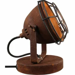 Lampe de table Brilliant Carmen Rouille, 1 lumière