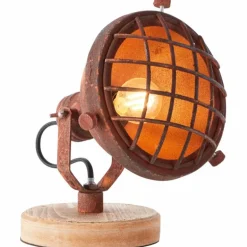 Lampe de table Brilliant Mila Rouille, 1 lumière