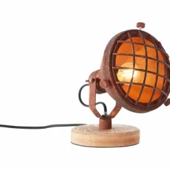 Lampe de table Brilliant Mila Rouille, 1 lumière