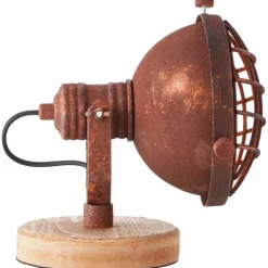 Lampe de table Brilliant Mila Rouille, 1 lumière