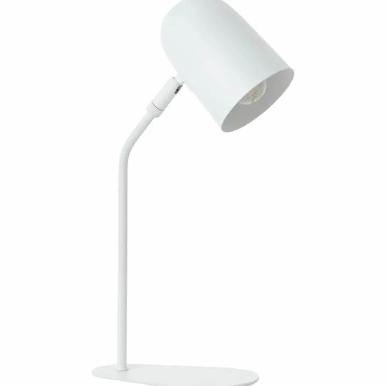 Lampe de table Brilliant Tong Blanc, 1 lumière
