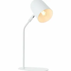 Lampe de table Brilliant Tong Blanc, 1 lumière