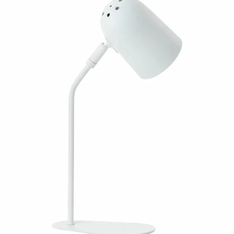 Lampe de table Brilliant Tong Blanc, 1 lumière