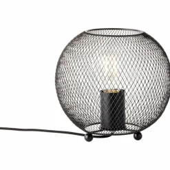 Lampe de table Brilliant SOCO Noir, 1 lumière