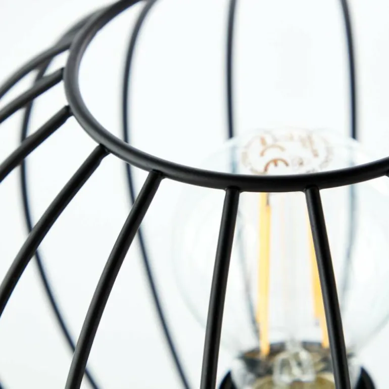 Lampe de table Brilliant SORANA Bois foncé, Noir, 1 lumière