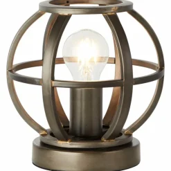 Lampe de table Brilliant Basia Noir, 1 lumière