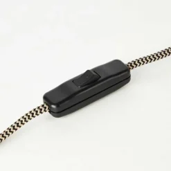 Lampe de table Brilliant Basia Noir, 1 lumière