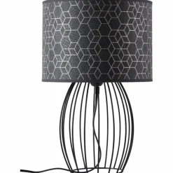 Lampe de table Brilliant Galance Noir, 1 lumière