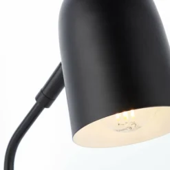 Lampe de table Brilliant Tong Noir, 1 lumière