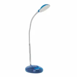 Lampe de table Brilliant Timmi LED Bleu, Transparent, 1 lumière