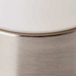 Lampe de table Brilliant Elmer Acier inoxydable, 1 lumière