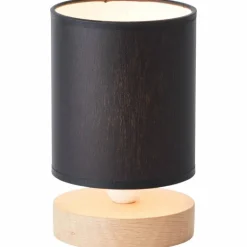 Lampe de table Brilliant Vonnie Bois clair, Blanc, 1 lumière