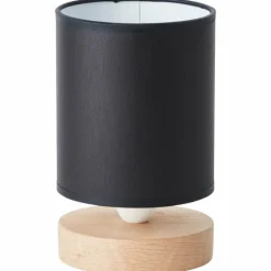 Lampe de table Brilliant Vonnie Bois clair, Blanc, 1 lumière