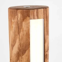 Lampe de table Brilliant Odun LED Bois clair, Noir, 1 lumière