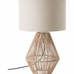 Lampe de table Brilliant Laraine Brun, Noir, 1 lumière