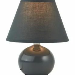 Lampe de table Brilliant Primo Gris, 1 lumière
