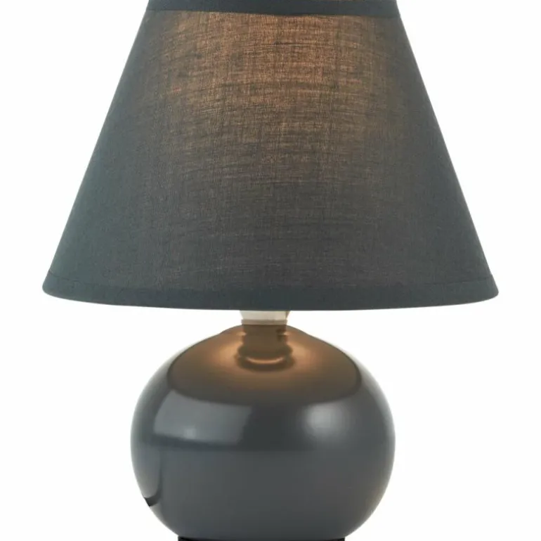 Lampe de table Brilliant Primo Gris, 1 lumière