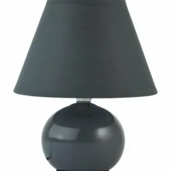 Lampe de table Brilliant Primo Gris, 1 lumière