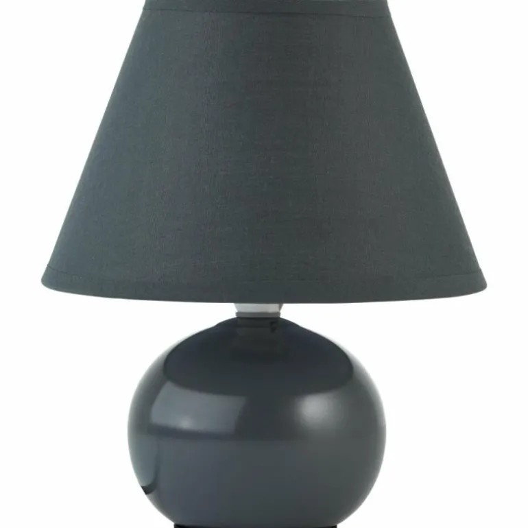 Lampe de table Brilliant Primo Gris, 1 lumière