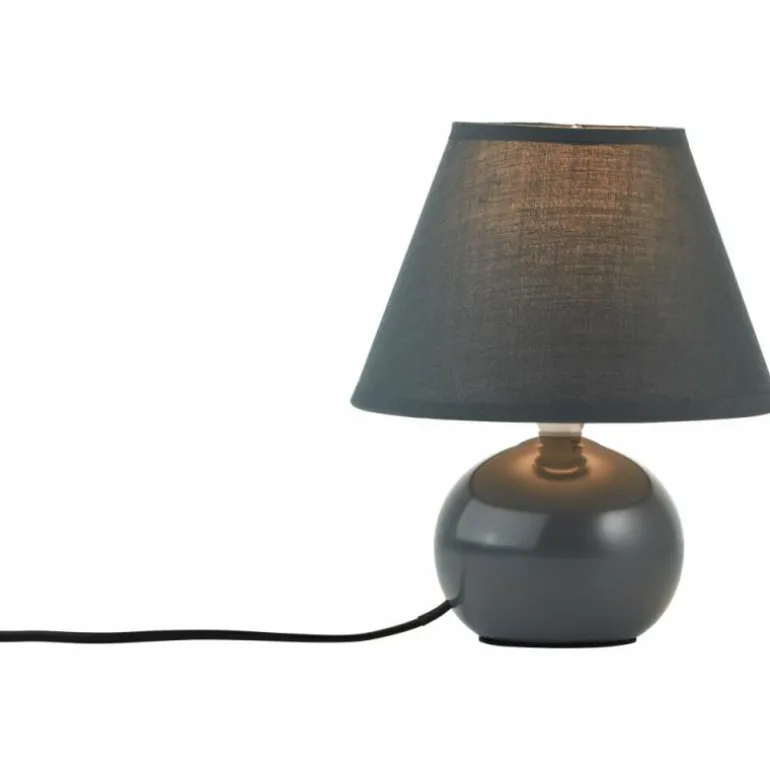 Lampe de table Brilliant Primo Gris, 1 lumière