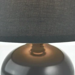 Lampe de table Brilliant Primo Gris, 1 lumière