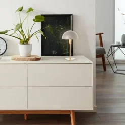 Lampe de table Brilliant Lillian Or, 1 lumière