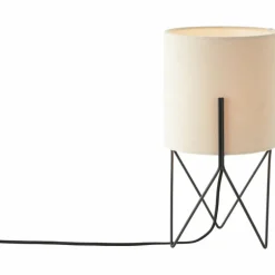 Lampe de table Brilliant Atami Noir, 1 lumière