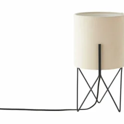 Lampe de table Brilliant Atami Noir, 1 lumière