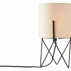 Lampe de table Brilliant Atami Noir, 1 lumière