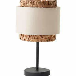 Lampe de table Brilliant Waterlilly Noir, 1 lumière