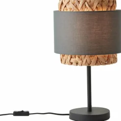 Lampe de table Brilliant Waterlilly Noir, 1 lumière